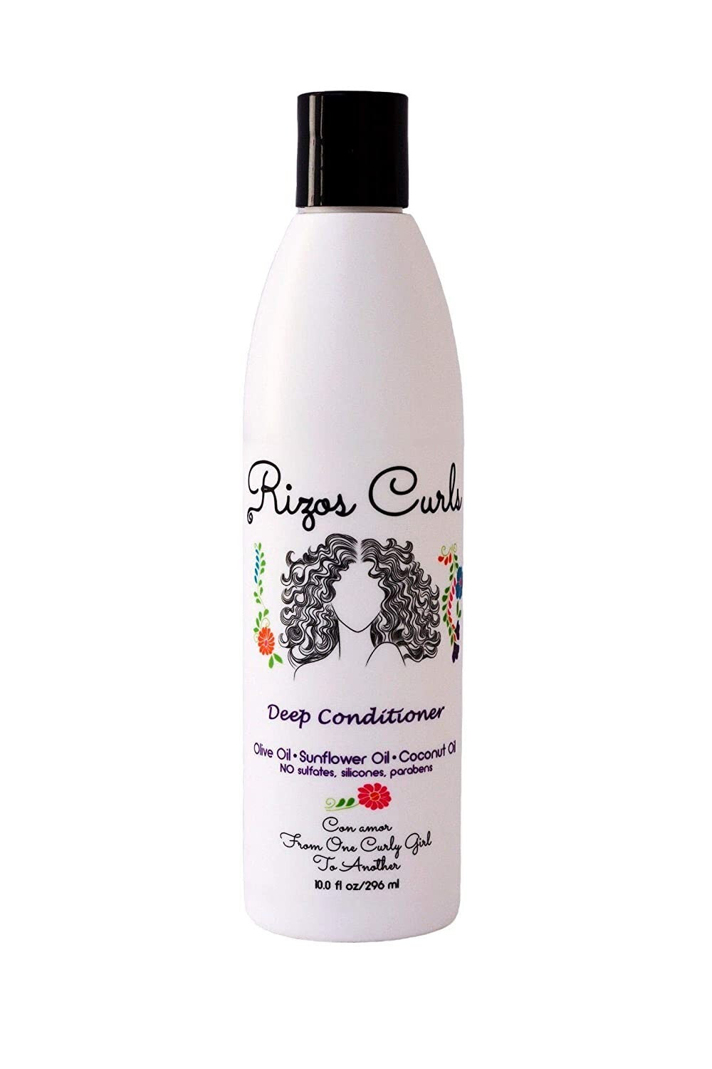 Rizos Curls Deep Conditioner W/ Olive, Sunflower & Coconut Oil 10 Fl. Oz.