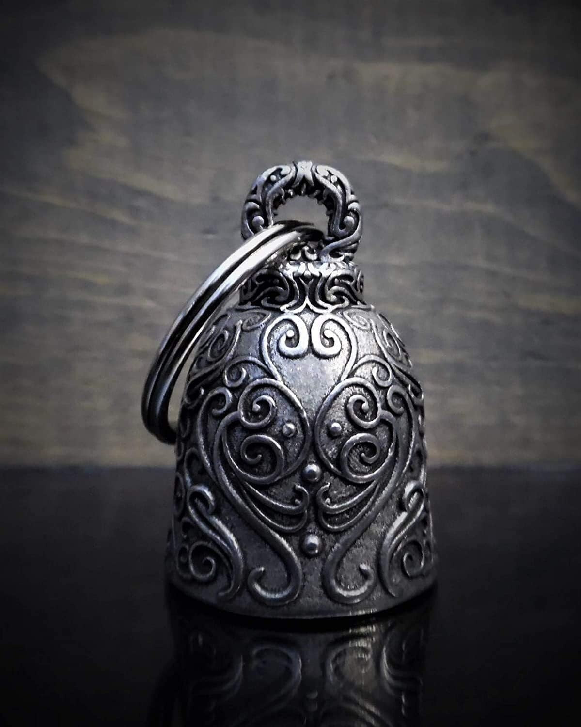 Angel Motorcycle Biker Bell Accessory or Key Chain for Luck