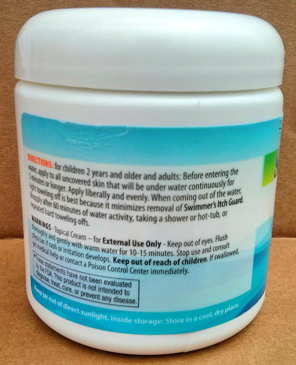 Swimmers Itch Guard Cream - Prevent Swimmers Itch, Duck Itch, Lake Itch 8oz