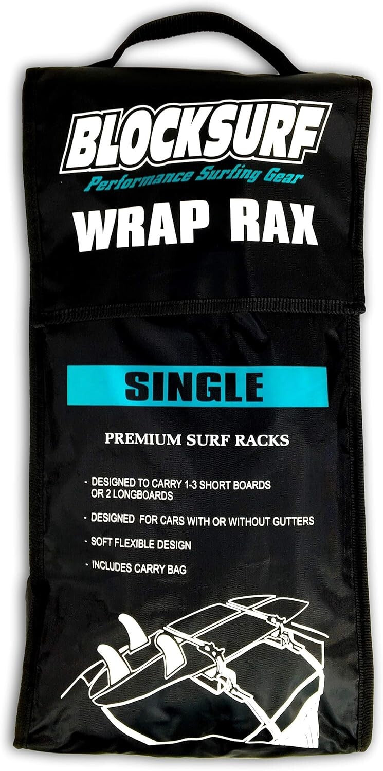 Block Surf - Wrap Rax Pro Soft Roof Racks, Universal Fit for Cars Trucks and SUV