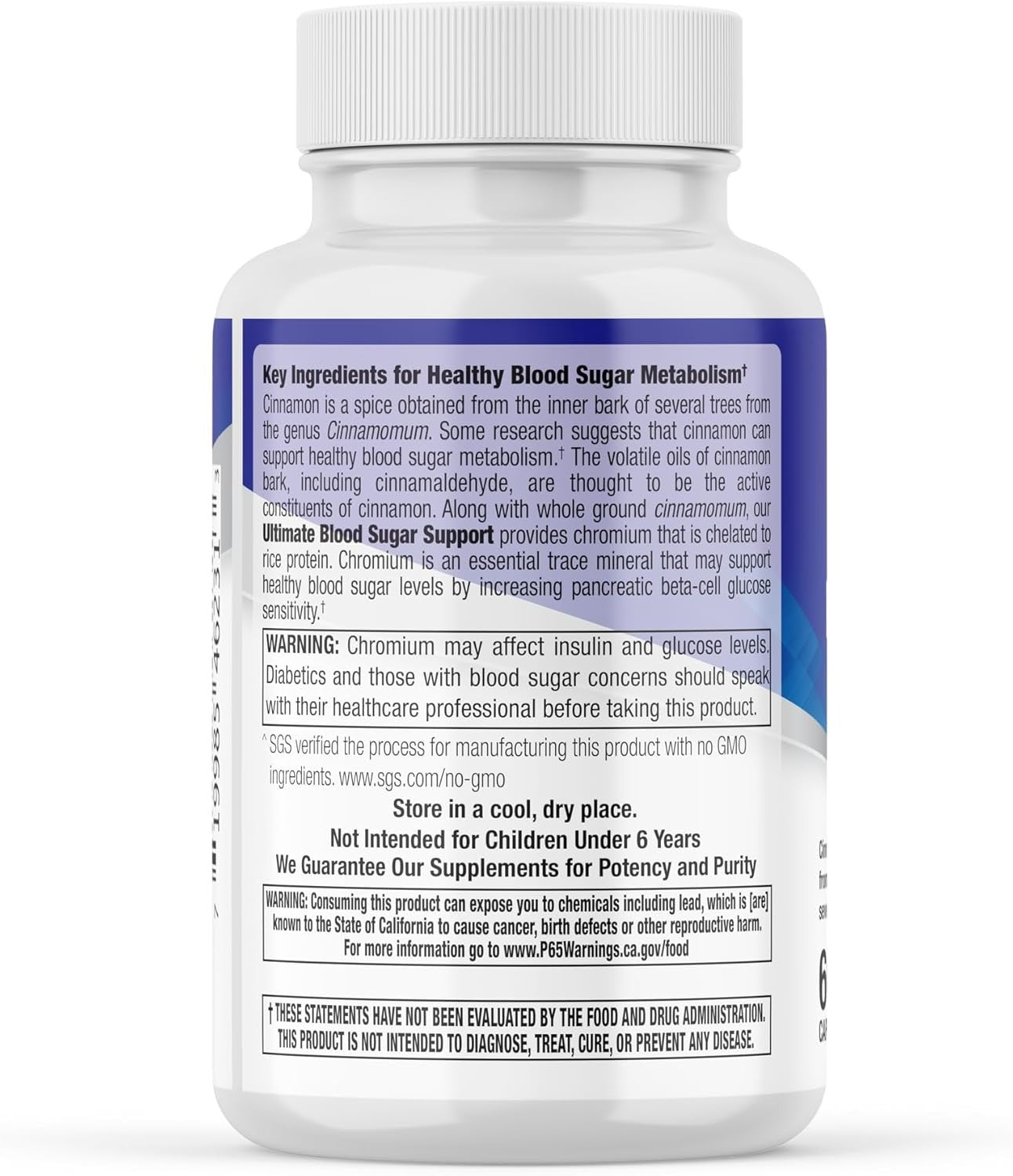 PREDIA® Ultimate Blood Sugar Support Vegan Caps for Balanced Glucose Level 60c