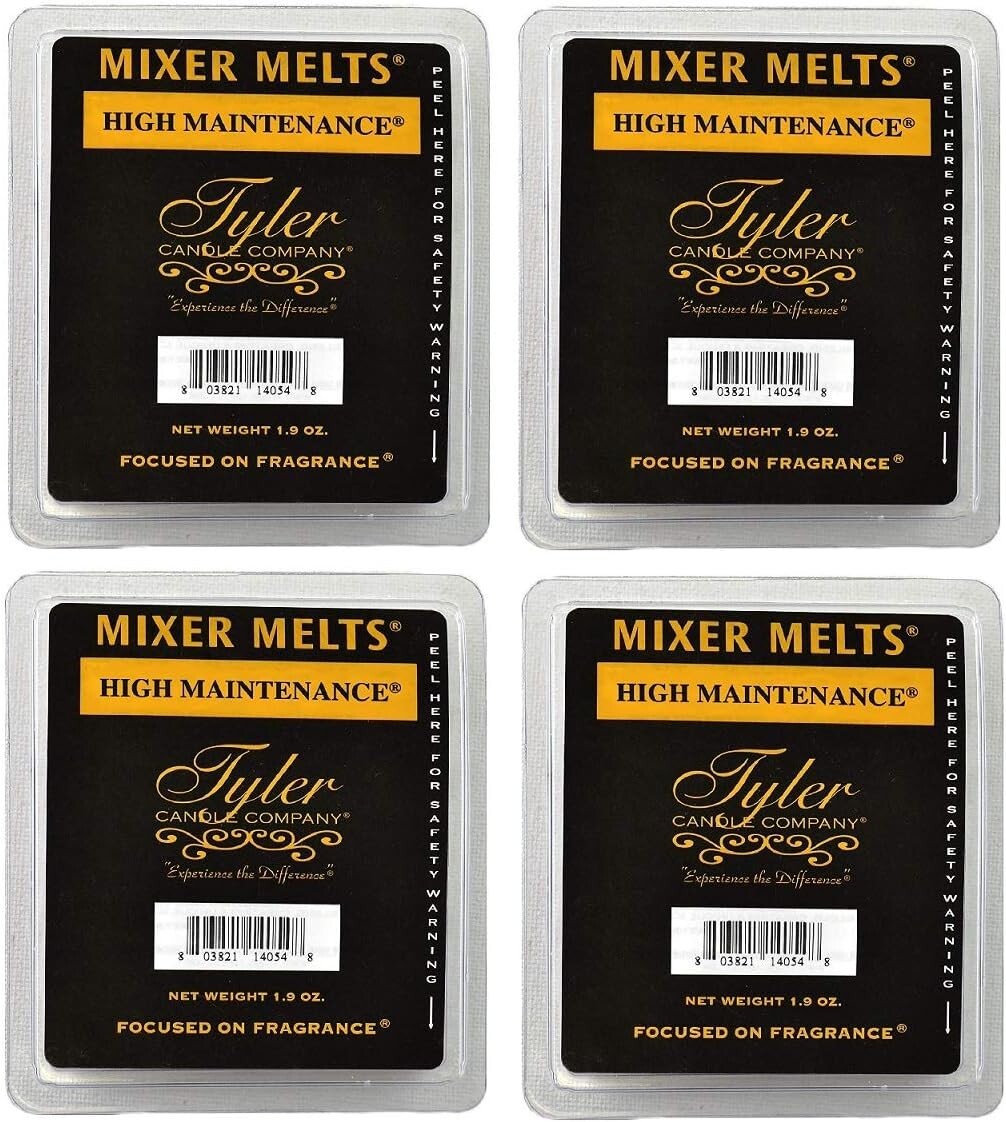 Tyler Candle Mixer Melts, High Maintenance Scent, Set of 4