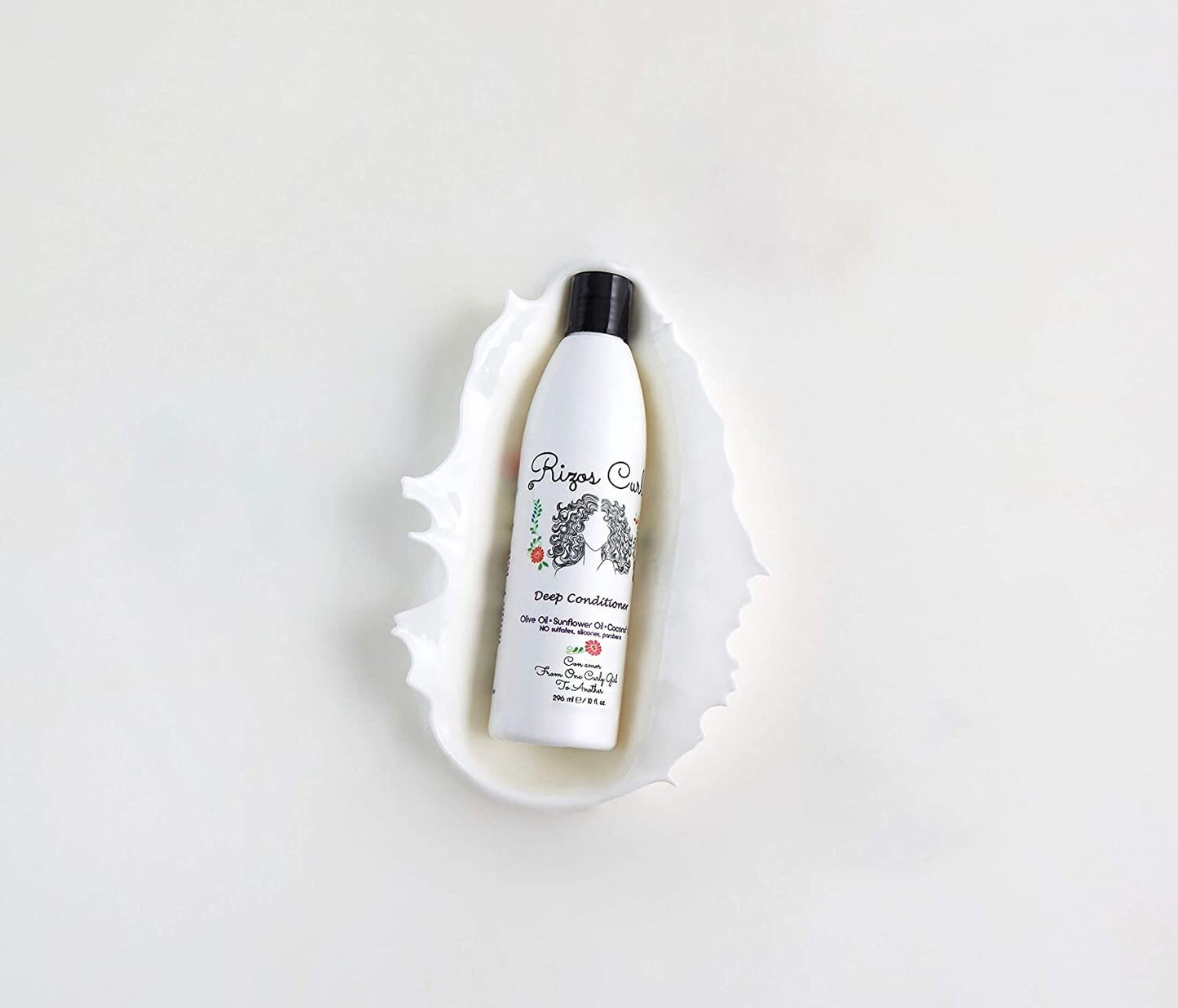 Rizos Curls Deep Conditioner W/ Olive, Sunflower & Coconut Oil 10 Fl. Oz.
