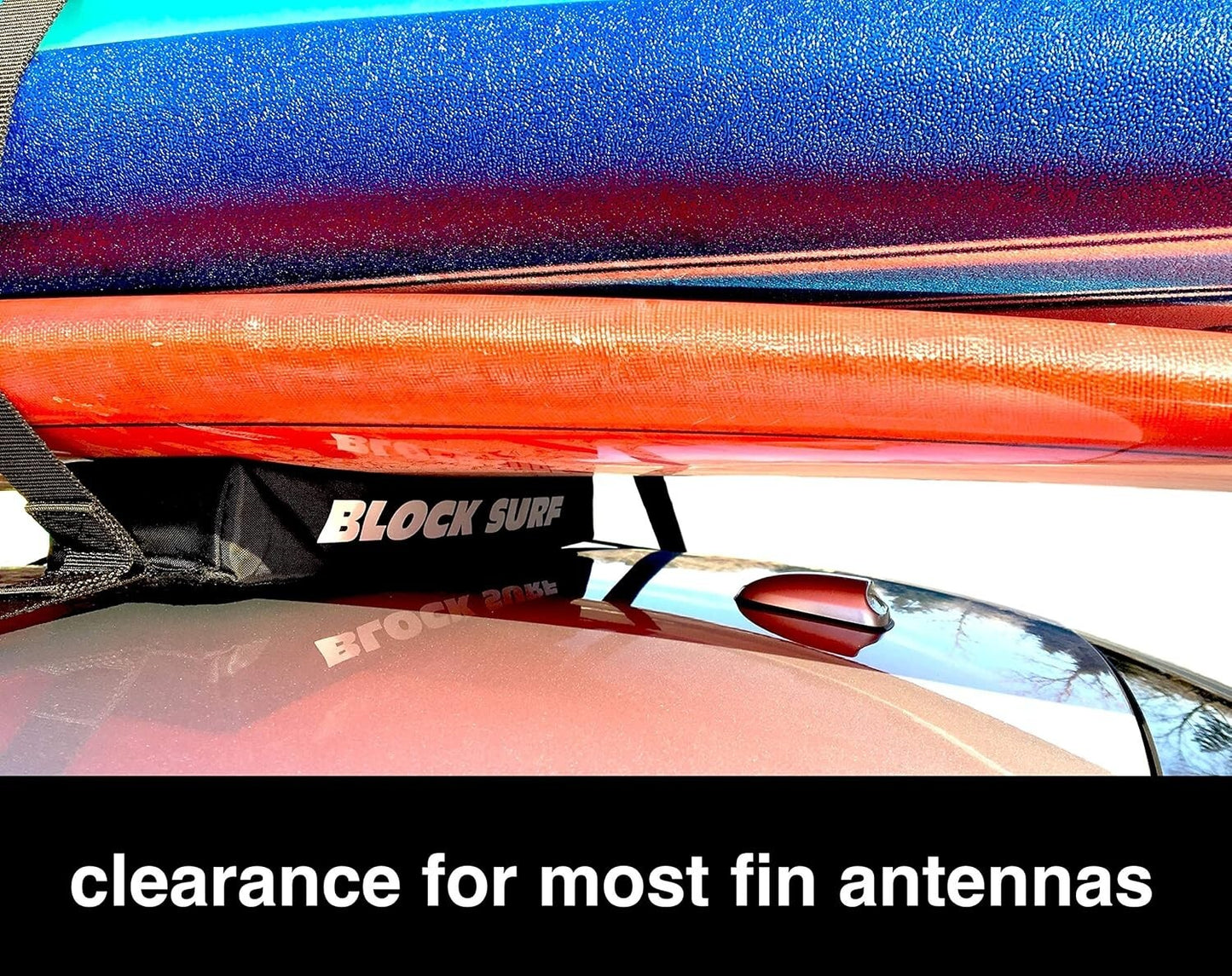 Block Surf - Wrap Rax Pro Soft Roof Racks, Universal Fit for Cars Trucks and SUV