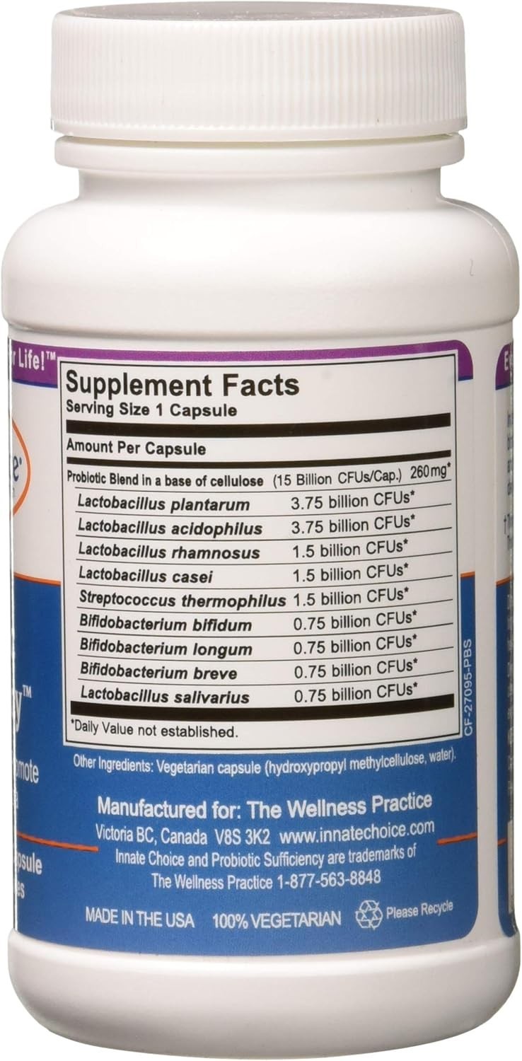 Innate Choice Probiotic Sufficiency, 60 vegetarian capsules