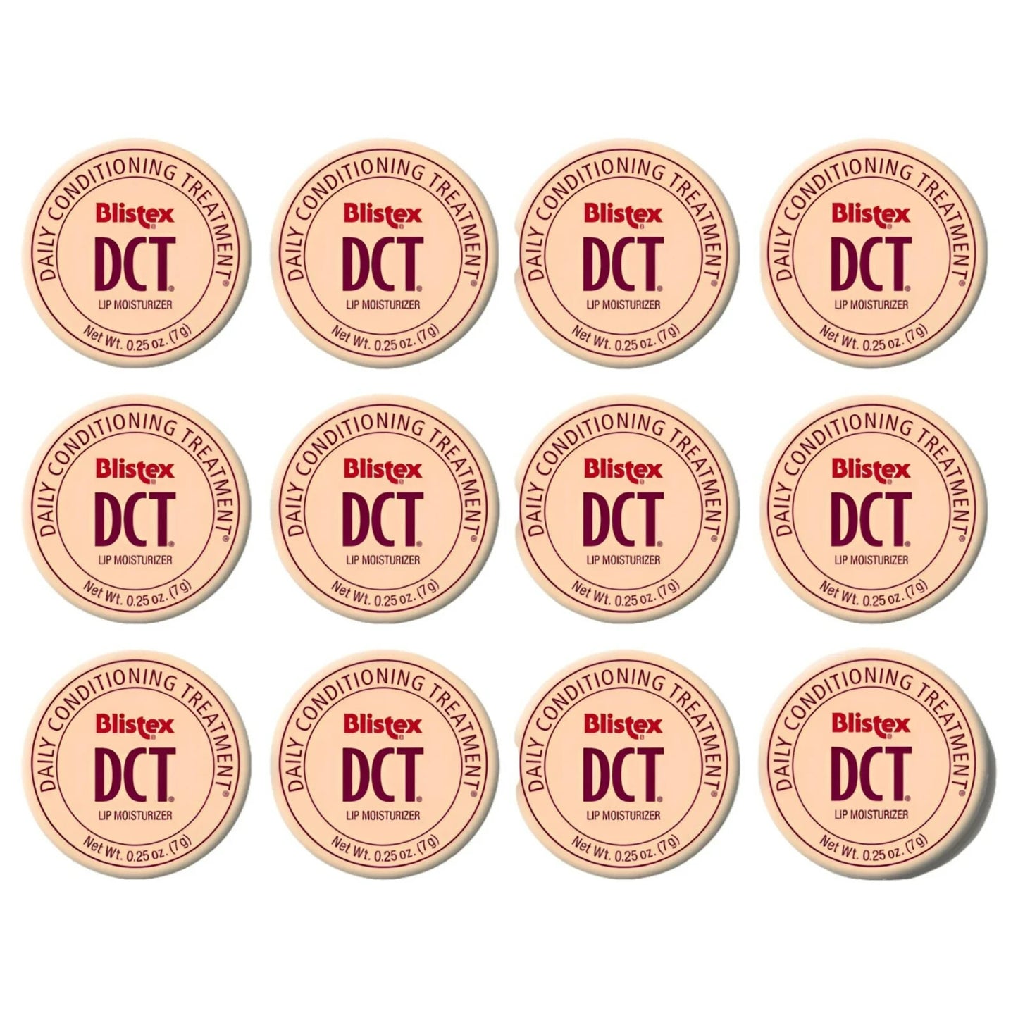 Blistex DCT Daily Conditioning Treatment Lip Balm .25 Oz Each (12 Pack)