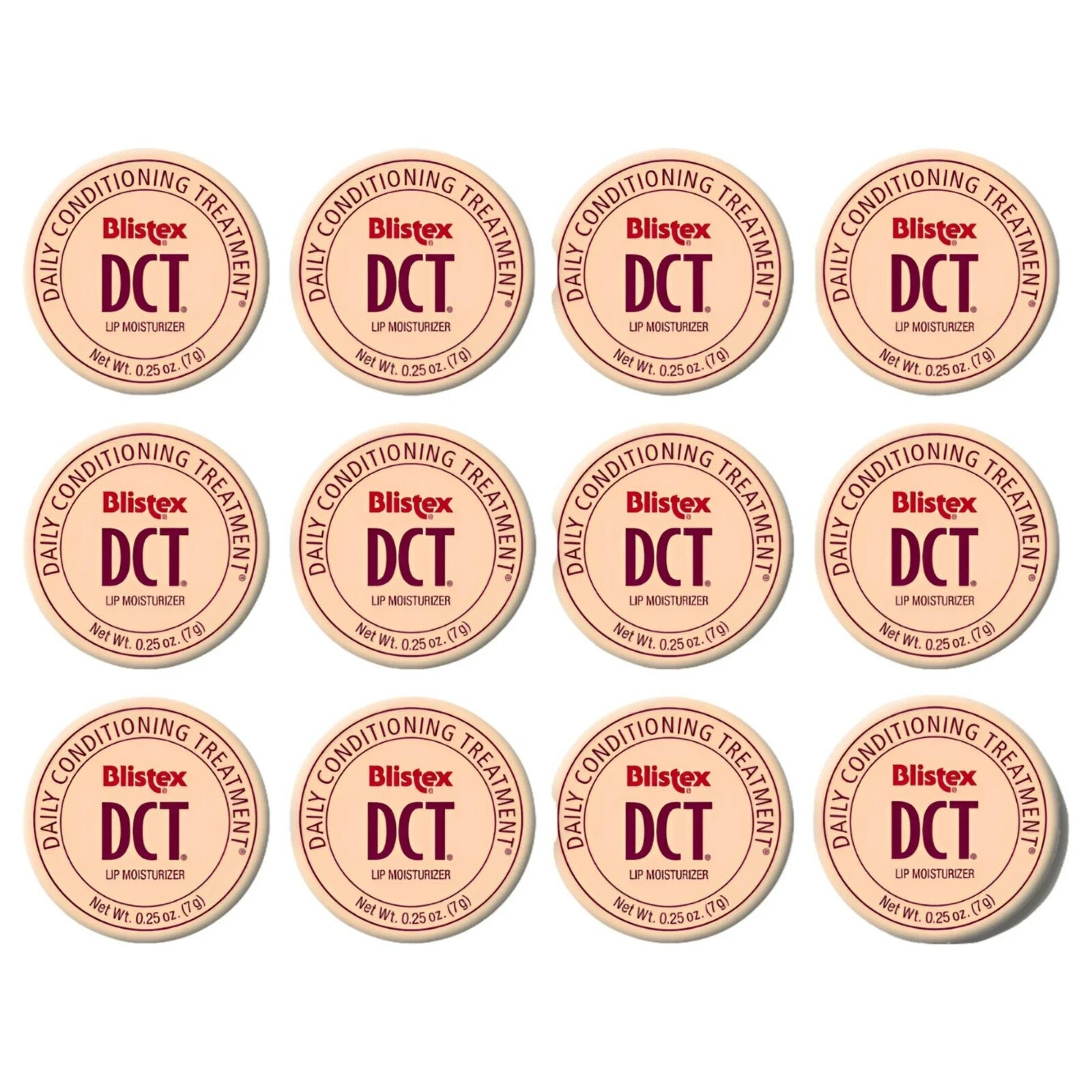 Blistex DCT Daily Conditioning Treatment Lip Balm .25 Oz Each (12 Pack)