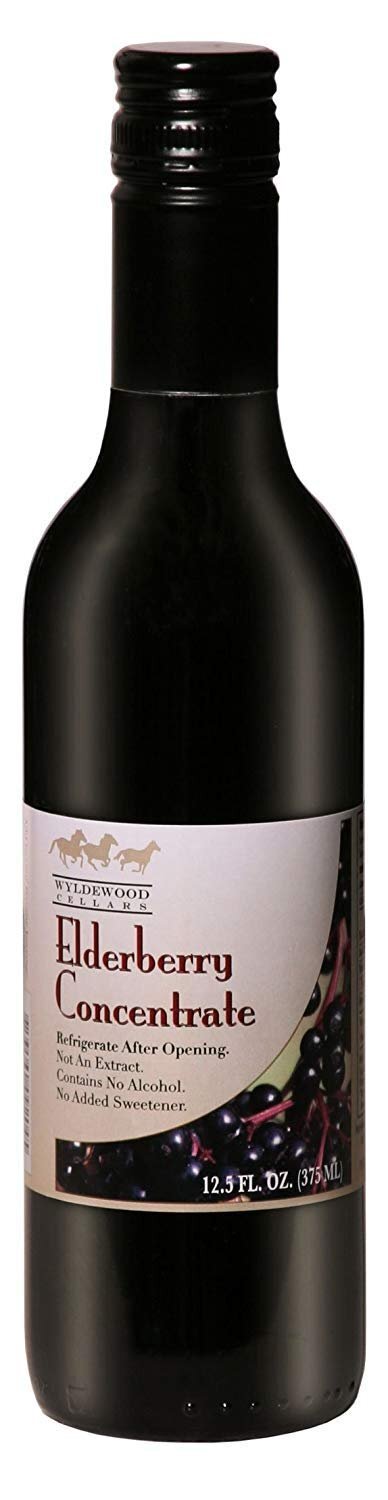 Elderberry Juice Concentrate 12.5 fl. oz. by  Wyldewood Cellars -2 DAY SHIPPING-