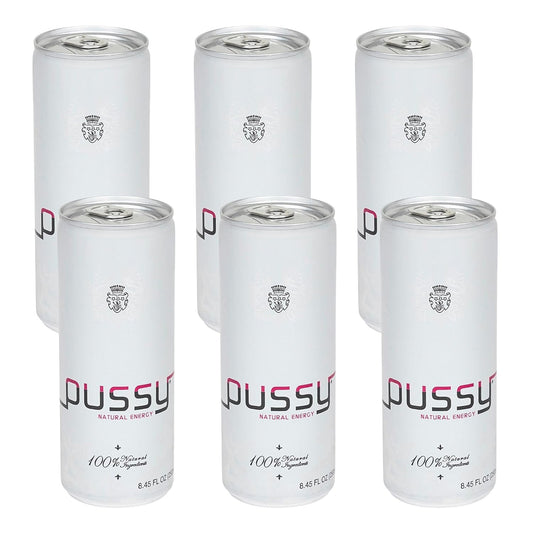 Pussy Natural Energy Drink (250ml - Pack of 6)