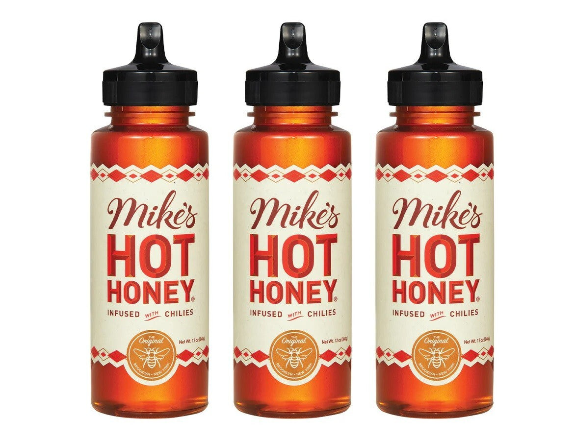 Mike’s Hot Honey, 12 oz Squeeze Bottle (3 Pack), Honey with a Kick, Sweetness