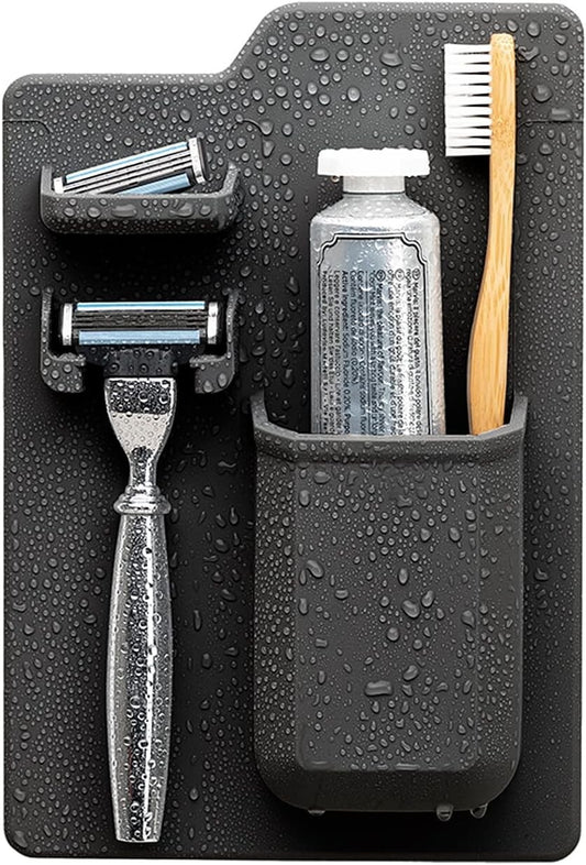 Tooletries - The Harvey Toothbrush & Razor Holder - Silicone Toiletry Organizer