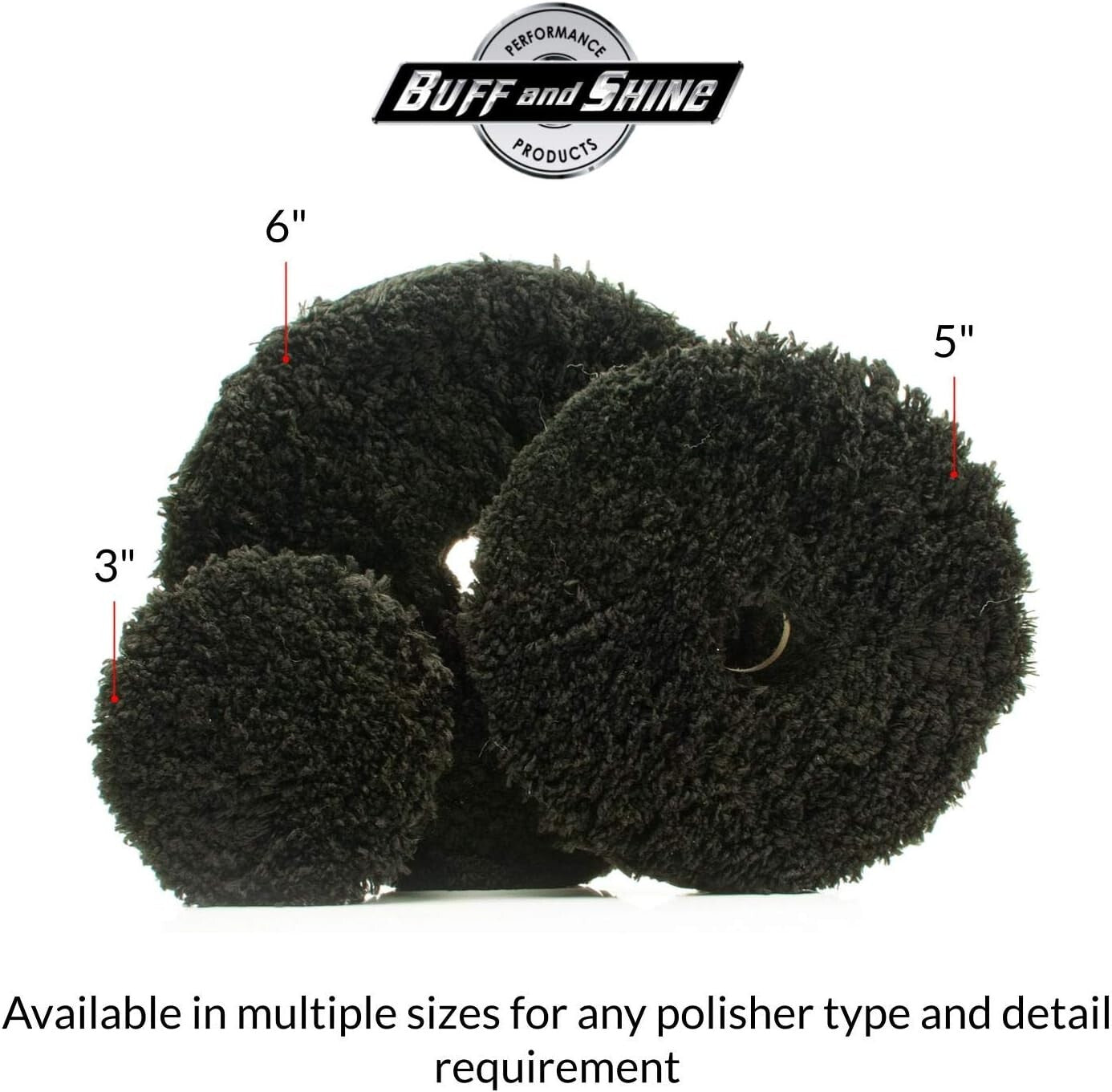 Buff and Shine - URO-Fiber Microfiber Finisher Pad 3 Inch Able to Cut, (4 Pads)