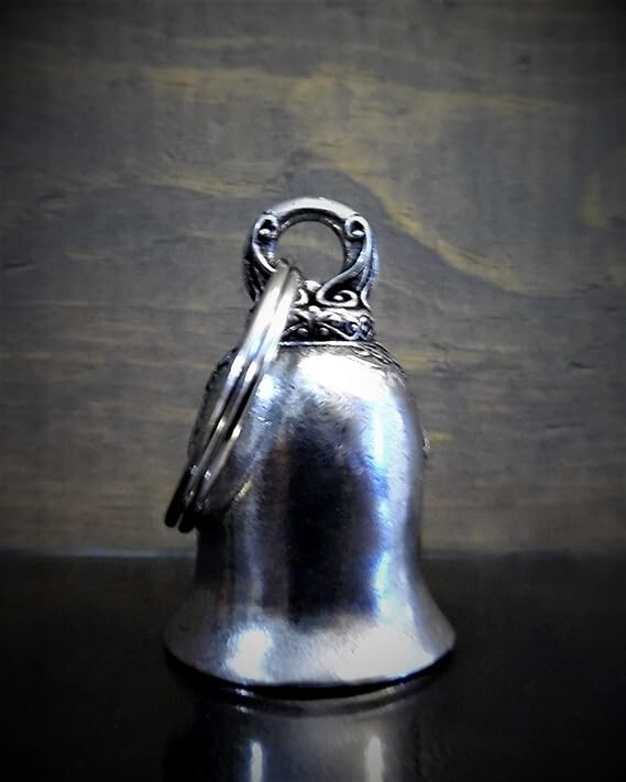 Bravo Bells Rose Diamond Bell - Biker Bell Accessory or Key Chain,