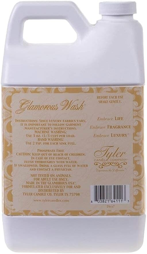 Tyler's Diva Glam Wash Laundry Detergent, 64 Fl oz (Pack of 1)