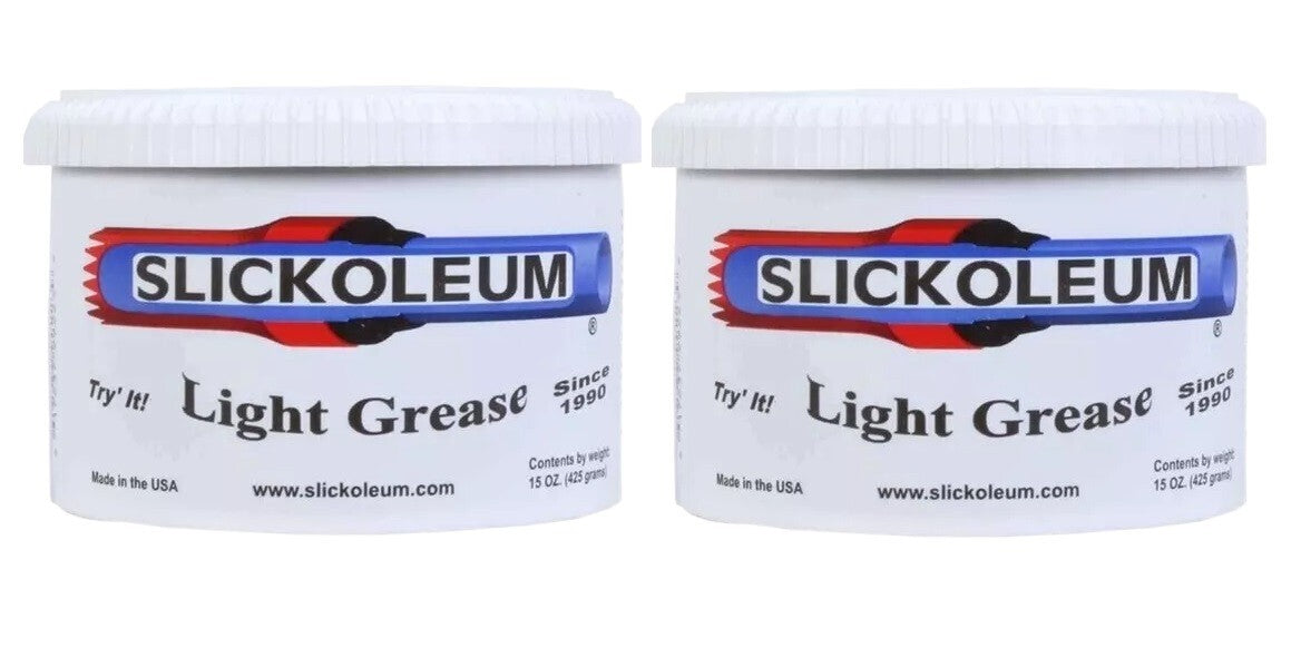 Slickoleum Super Slick Friction Reducing Grease For O-Rings And Seals 15 Oz. x2