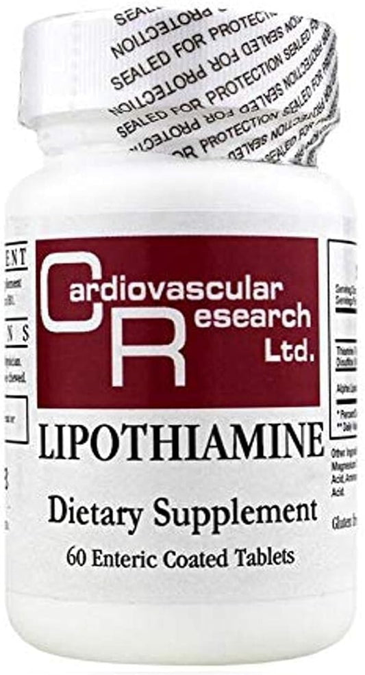 Cardiovascular Research Lipothiamine, White, 60 Count (Bottle damaged)