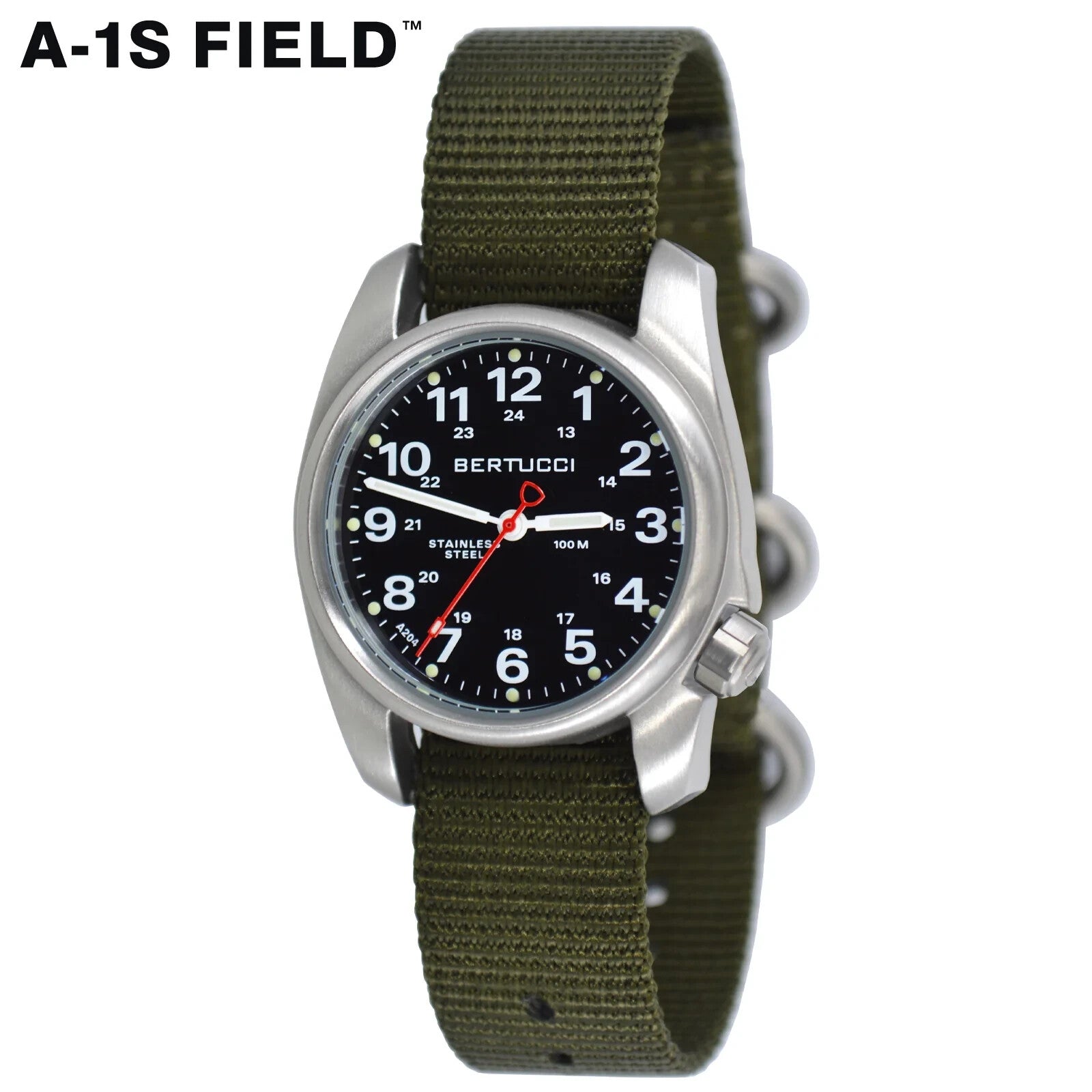 BERTUCCI green Bertucci A-1S Field Watch