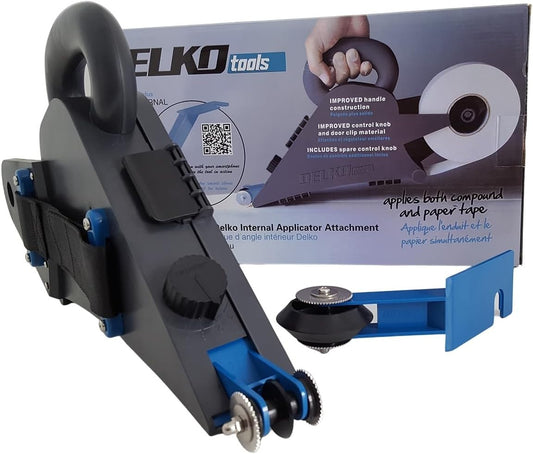 DELKOtaper drywall taping tool - the Delko Taping Tool and Internal Corner Attac