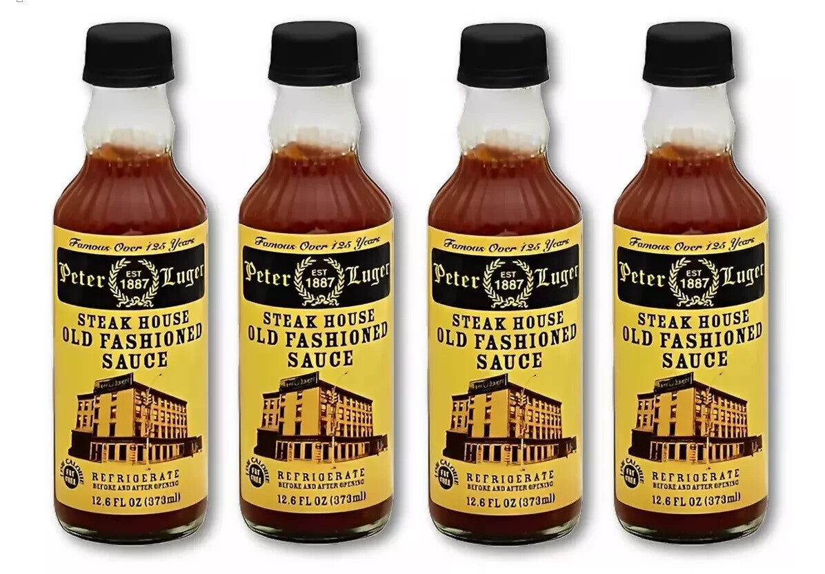 Peter Luger Steak Sauce, 12.6 Oz (Pack of 4) "EXP 02/25"