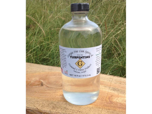 16 Oz 100% Pure Gum Spirits of Turpentine