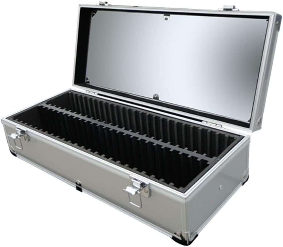 Aluminum Storage & Display Box Case Holds 50 PCGS NGC ANACS Coin Holders Slabs