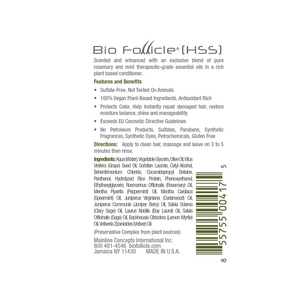 Bio Follicle Conditioner - Rosemary and Mint - 4 fl oz