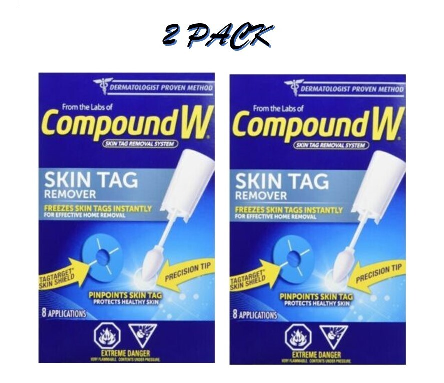 Compound W Dermatologist Proven Skin Tag Remover System 8 Count 2 Pack EXP 11/23