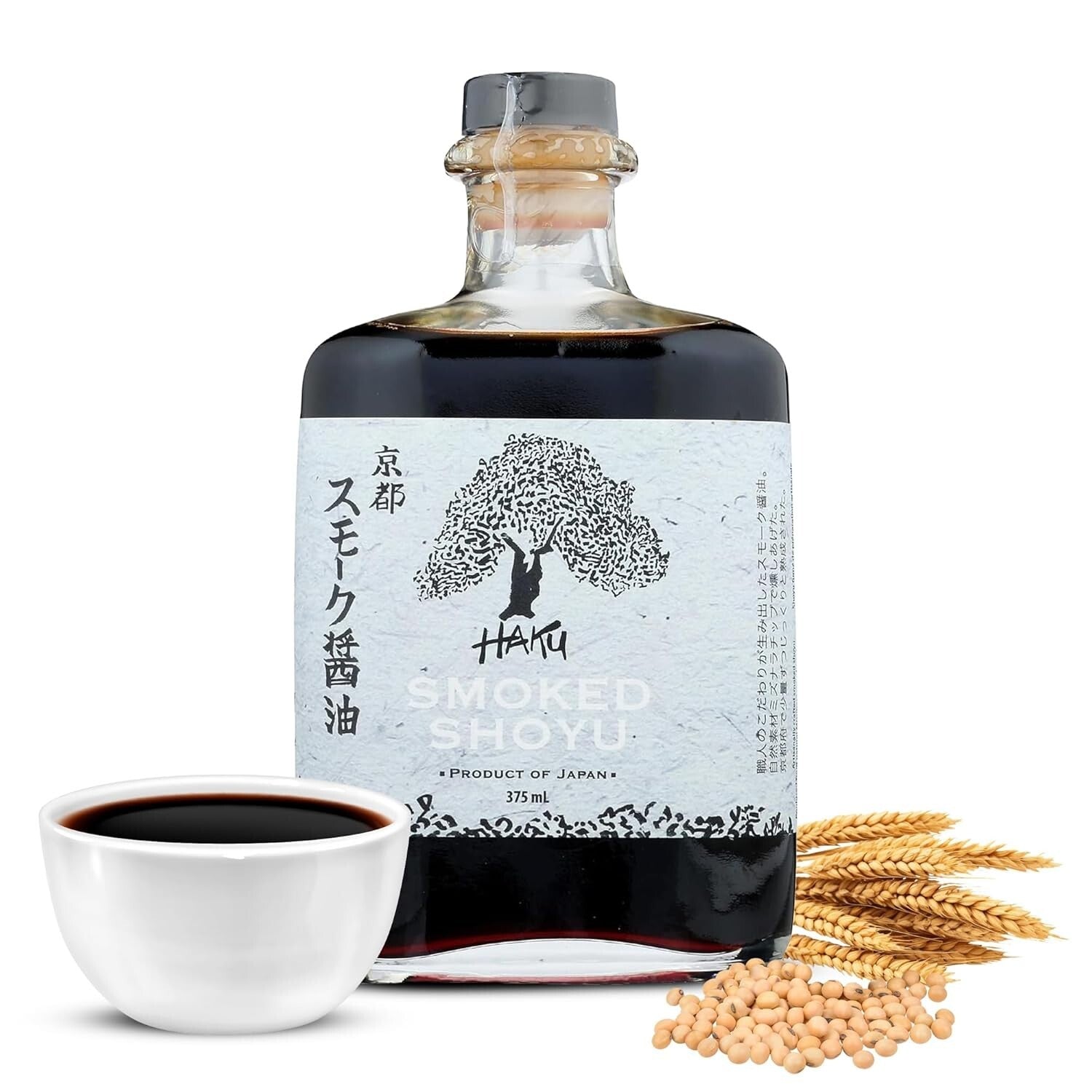 HAKU Smoked Shoyu Soy Sauce (375 ml)