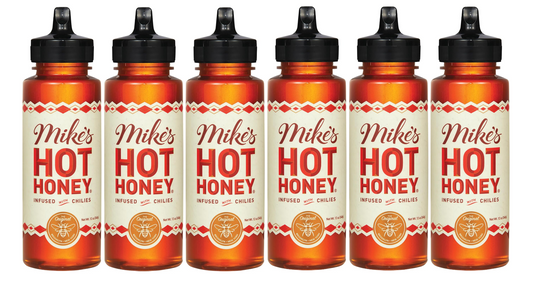 Mike’s Hot Honey, 12 oz Squeeze Bottle (6 Pack), Honey with a Kick, Sweetness