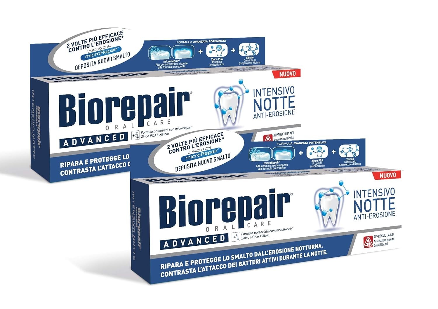 Biorepair Night Intensive Toothpaste 75 ML - Packaging May Vary (2 Pack)