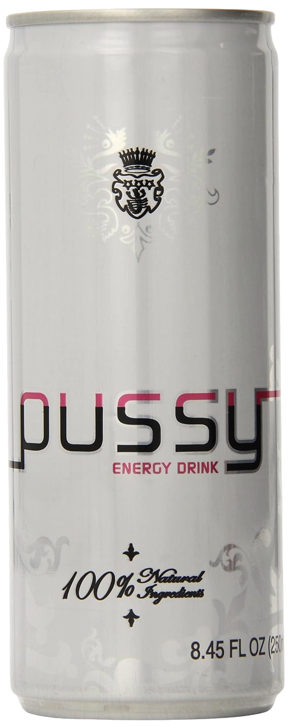 Pussy Natural Energy Drink (250ml - Pack of 12)