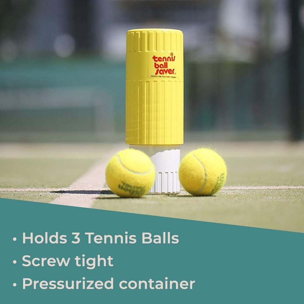 Tennis Ball Saver - Pressurized Tennis Ball Storage That Keeps Balls fresh