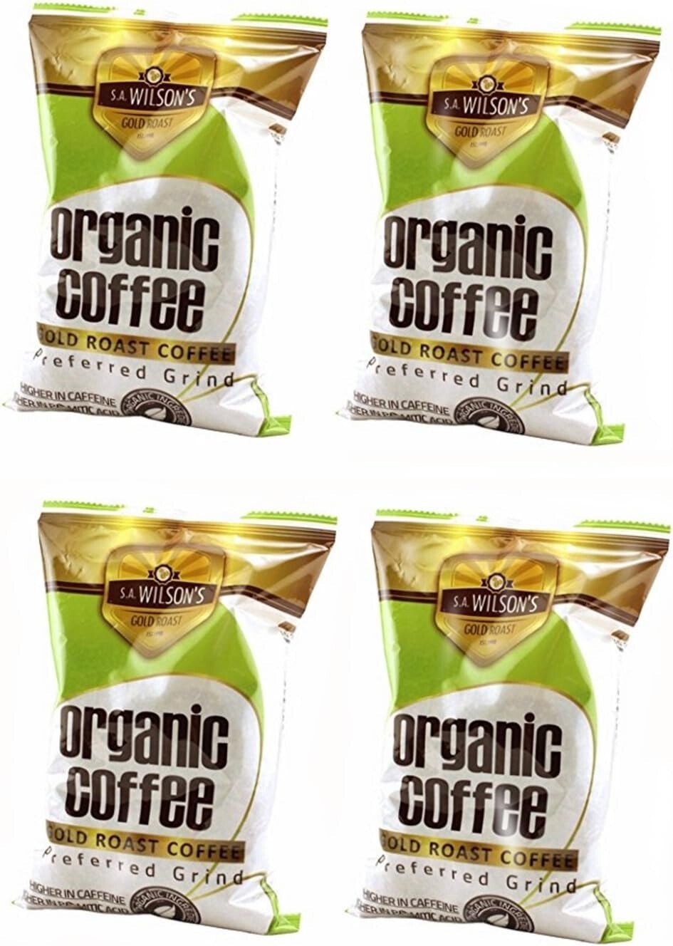 Organic Enema Coffee - One Pound - By S.A. Wilson - Pack of 4