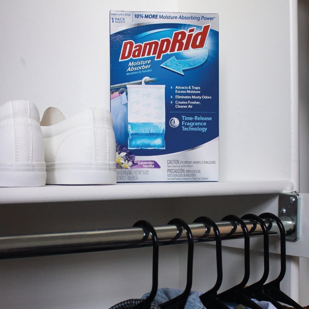 DampRid Hanging Moisture Absorber Lavender Vanilla Scent 15.4 oz