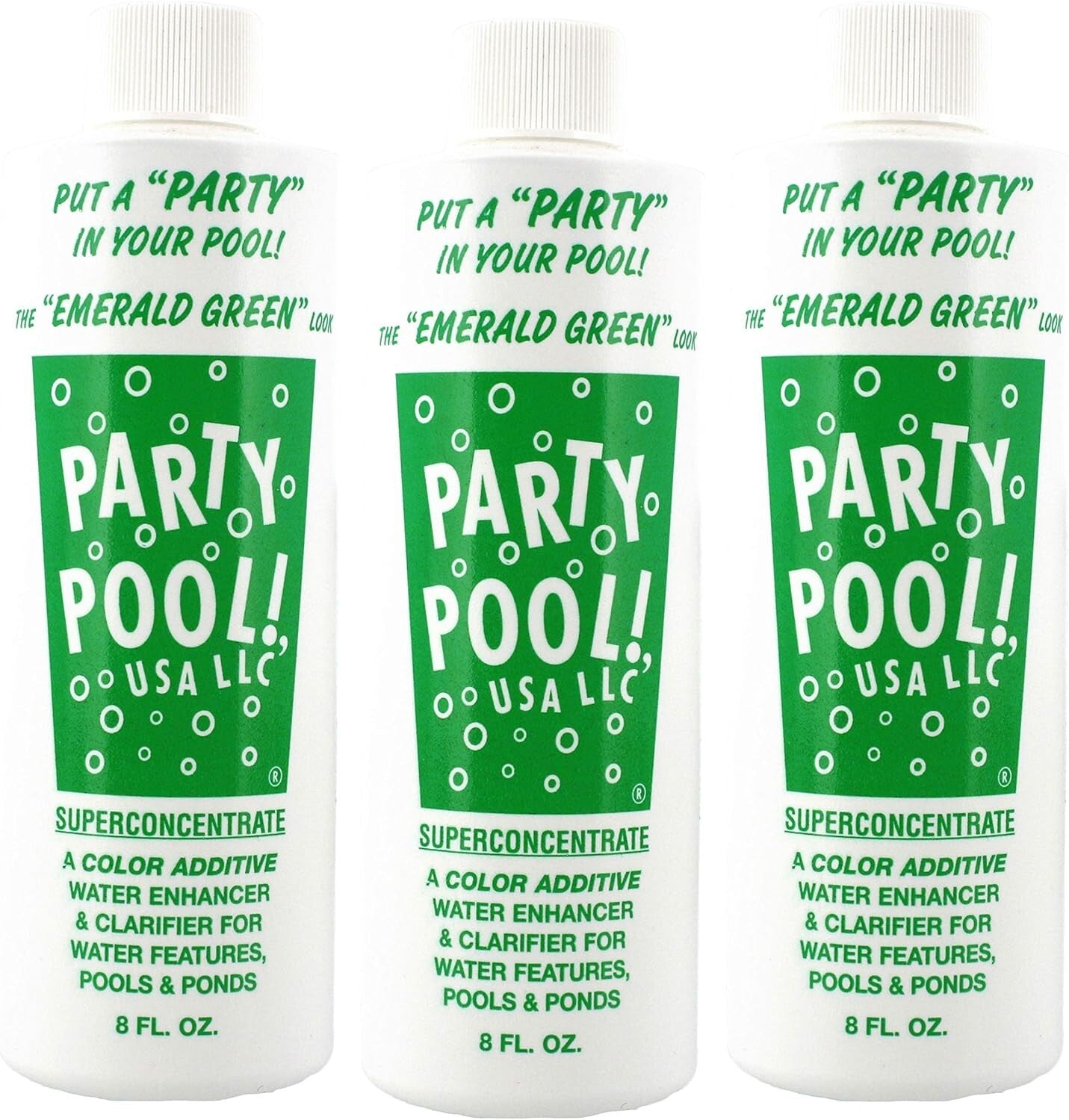 Party Pool Super - Concentrate Pool Dye Green (3 Pack)