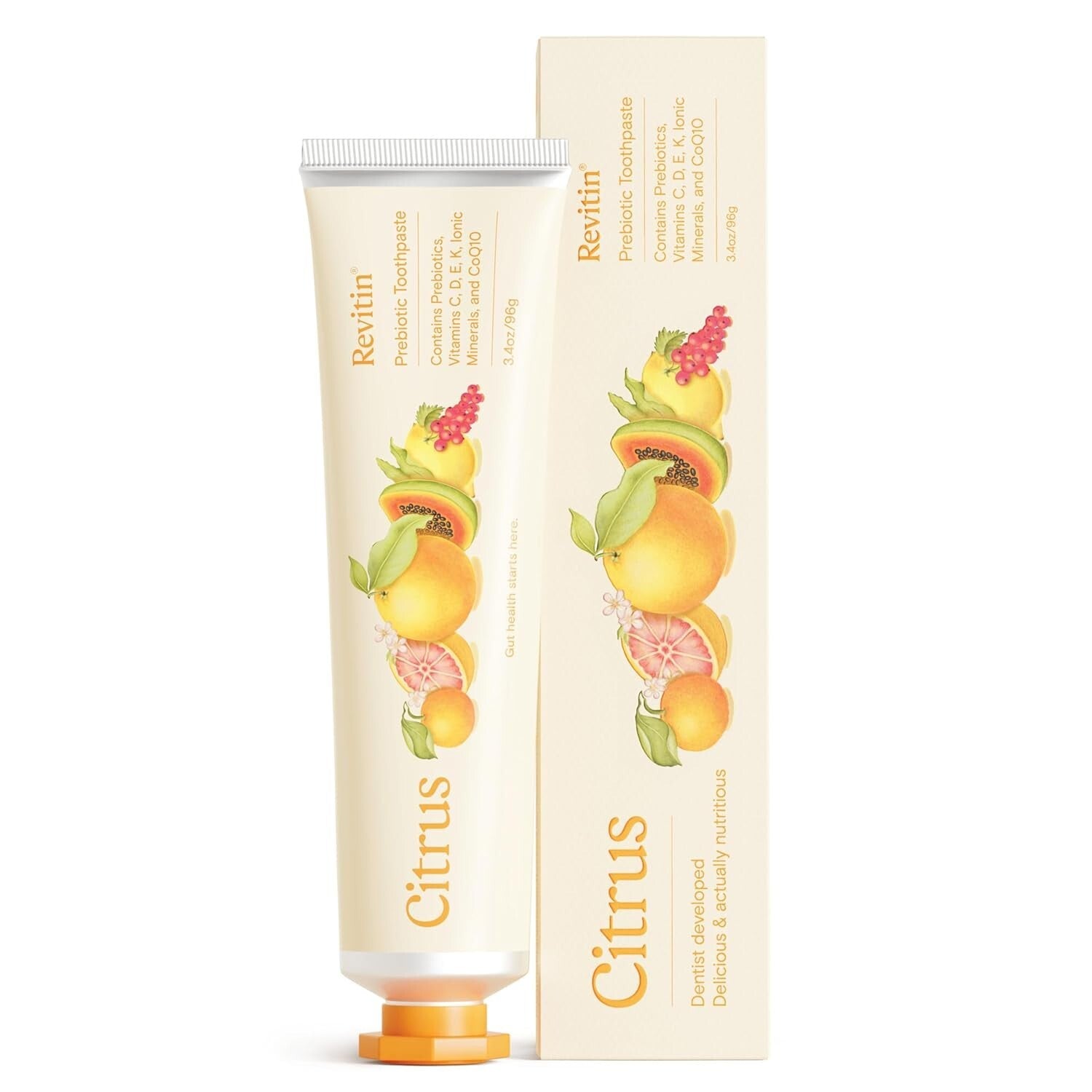 Revitin Natural Toothpaste and Prebiotic Oral Therapy (1 pack)