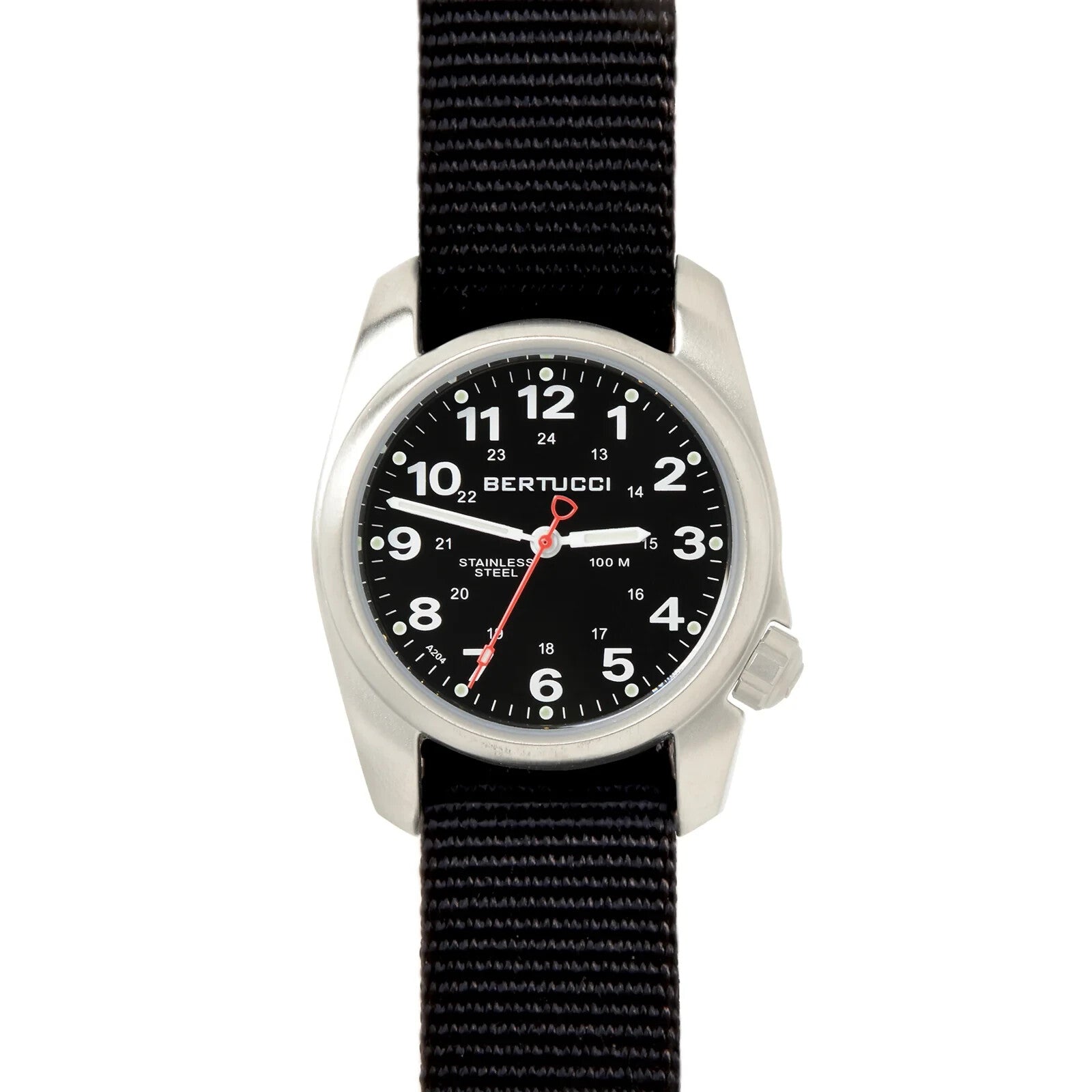 BERTUCCI Black A-1S Field Black Nylon Band 10004
