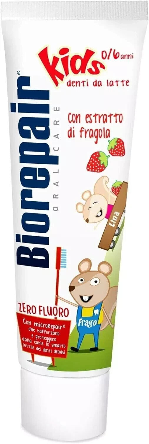 BIOREPAIR Oral Care Kids 0-6 (50ml) Wild Strawberry (3 Pack) Packaging May Vary