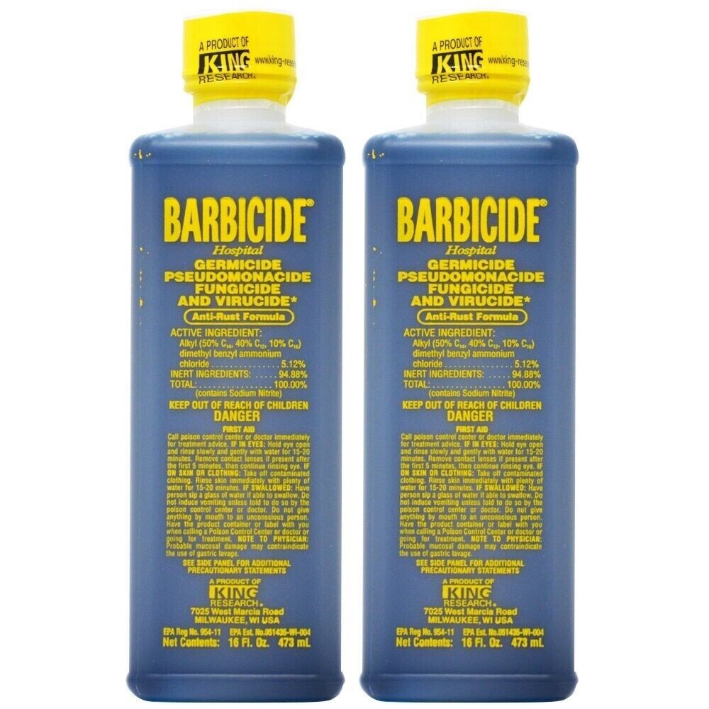 Barbicide Hospital Germicide Disinfectant Concentrate 16oz (2 pack)