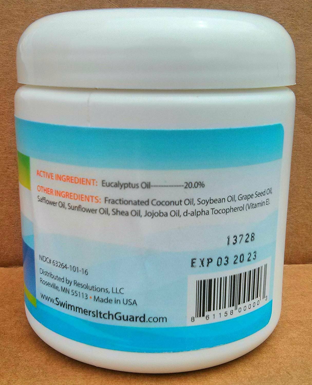 Swimmers Itch Guard Cream - Prevent Swimmers Itch, Duck Itch, Lake Itch 8oz