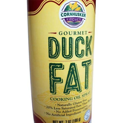 Cornhusker Kitchen's Duck Fat Cooking Oil Spray 7 oz - Case of 6 Cans