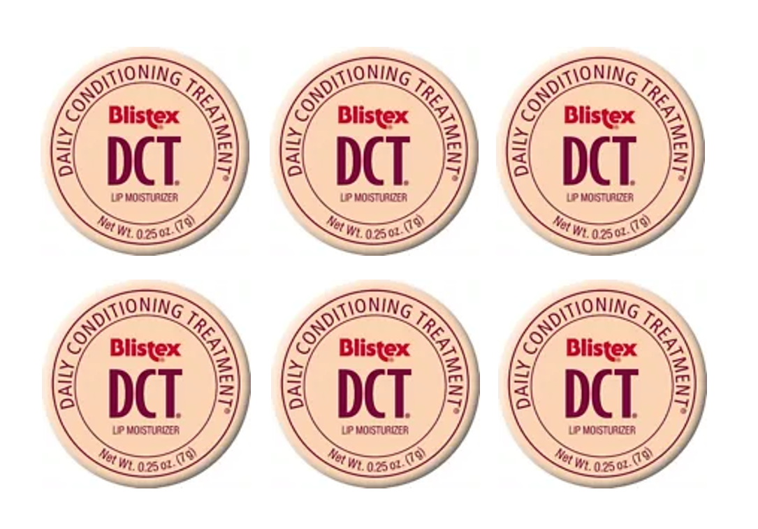 Blistex DCT Daily Conditioning Treatment Lip Balm .25 Oz Each (6 Pack)