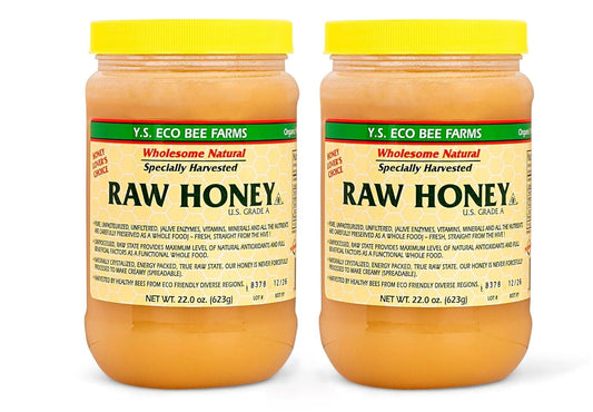 Y.S. Eco Bee Farms Raw Honey  22 oz Pack of 2