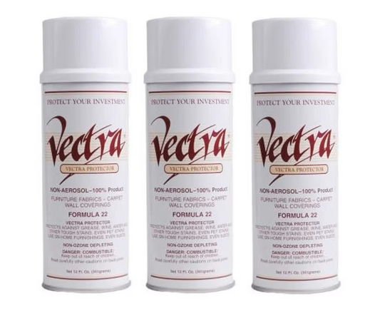 Vectra Vectra22 Fabric and Carpet Protector Liquid f/Tough Stains 12oz. - 3 PACK