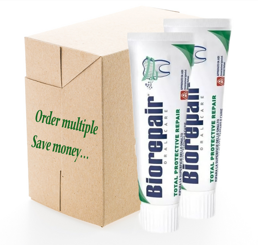 Biorepair "Total Protective Repair" Toothpaste with microRepair 2.5oz (12 Pack)