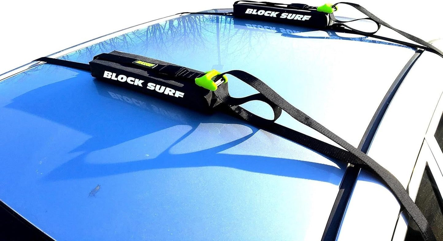 Block Surf - Wrap Rax Pro Soft Roof Racks, Universal Fit for Cars Trucks and SUV
