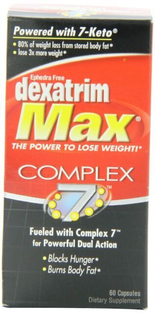 Dexatrim Dexatrim Max Complex 7 Dietary Supplement Capsules, 60 caps (Pack of 3)